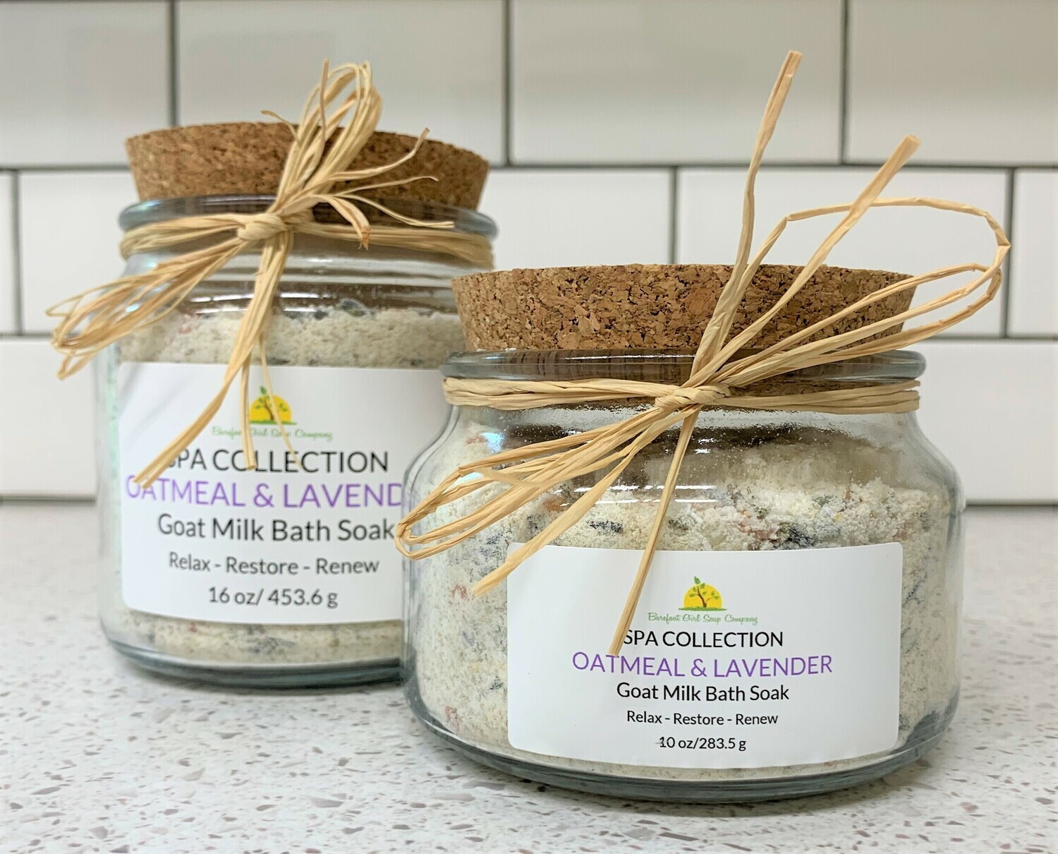 Oatmeal &amp; Lavender Bath Soak 10 oz