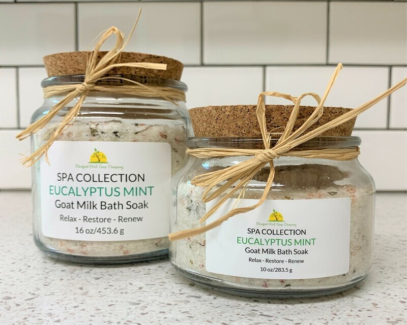 Eucalyptus Mint Bath Soak 10 oz