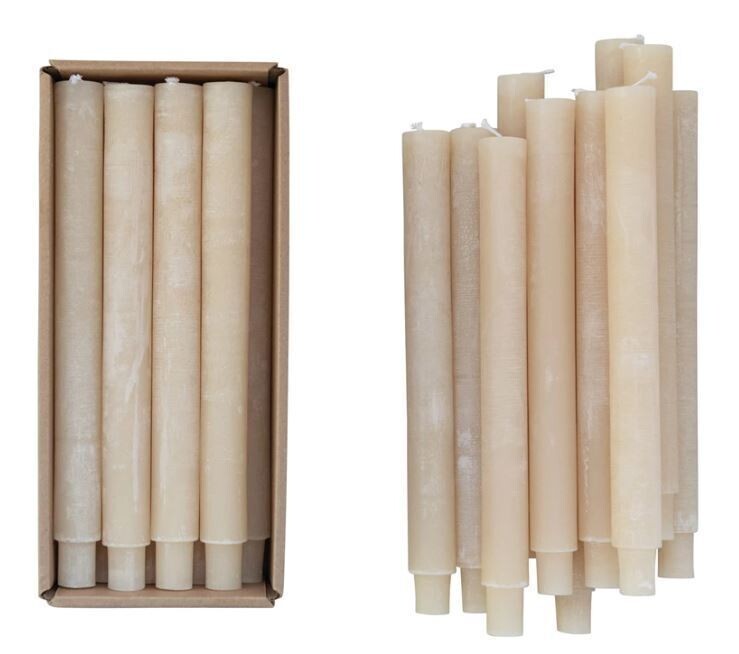 Powder Taper Candle, Cream, Unscented