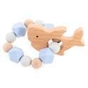 Teether W/ Travel Pouch, Shark