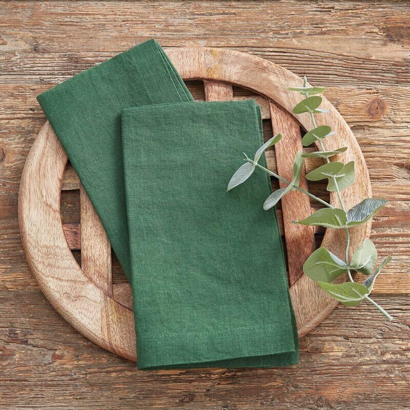 Green Linen Napkin