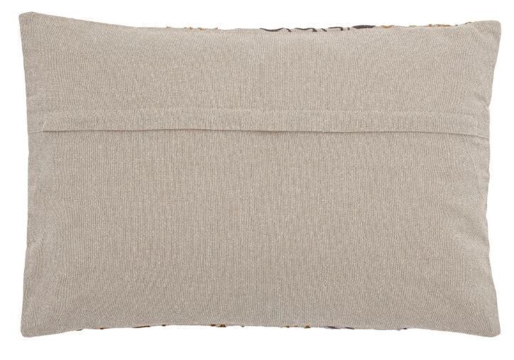 Marigold Cotton Embroidered Pillow, 24x16