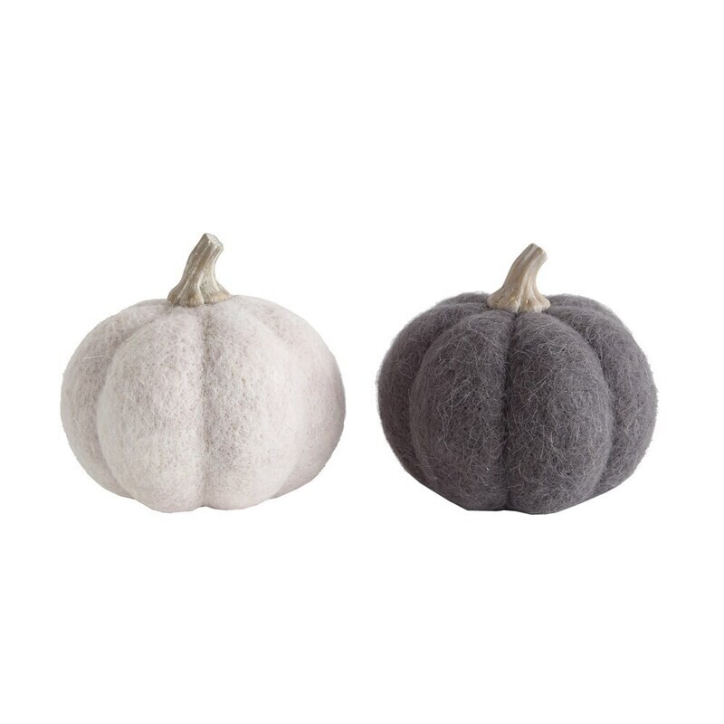 Wool Felt Pumpkin 5 1/2&quot;