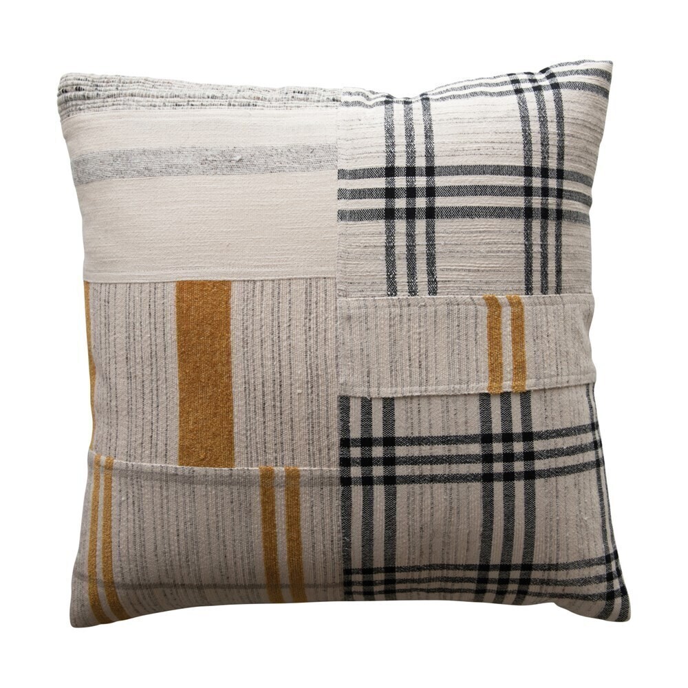 Marla Patchwork Pillow, 20&quot;