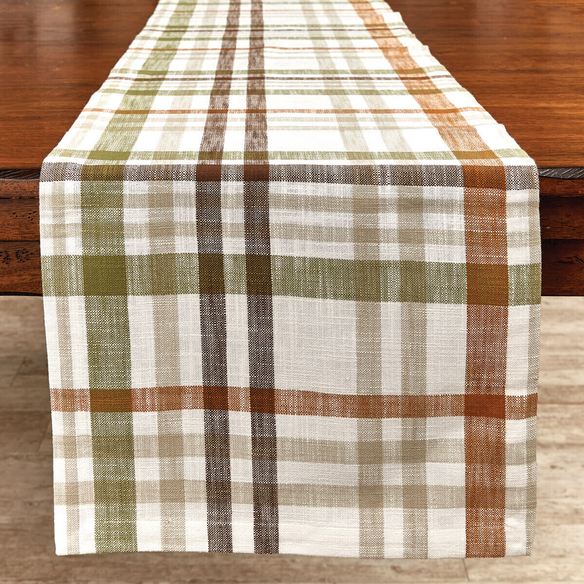 Autumn Plaid Table Runner
