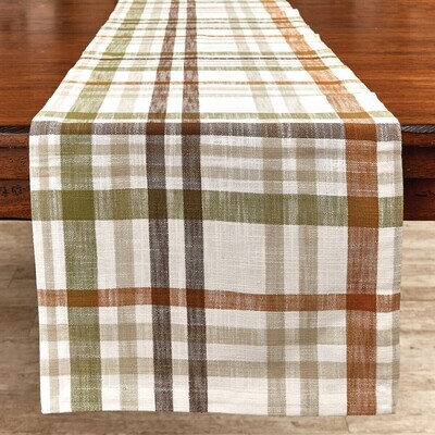 Autumn Plaid Table Runner
