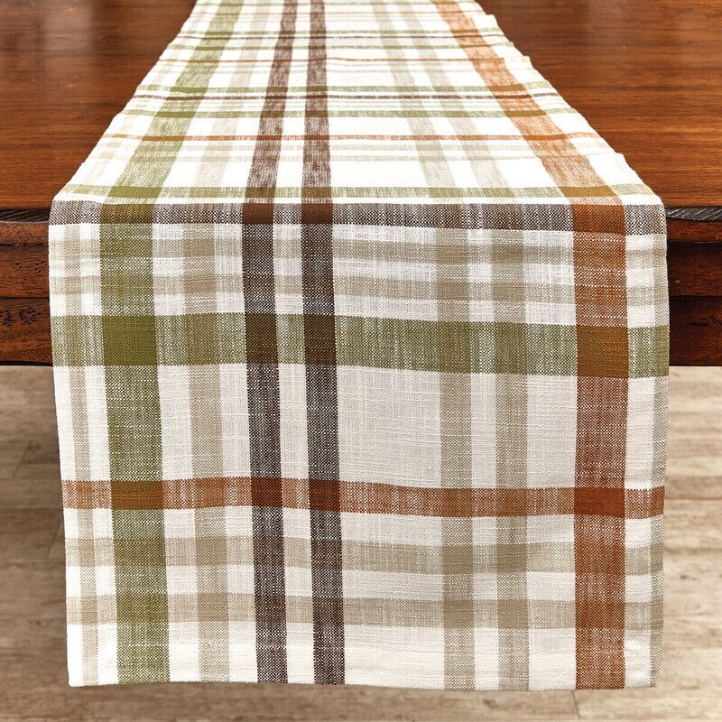 Autumn Plaid Table Runner