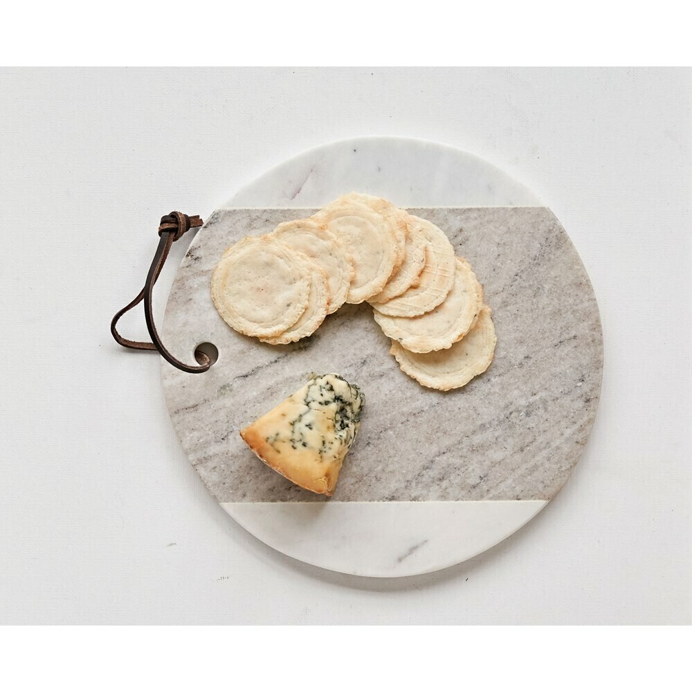 9&quot; Round Marble Cheese Server