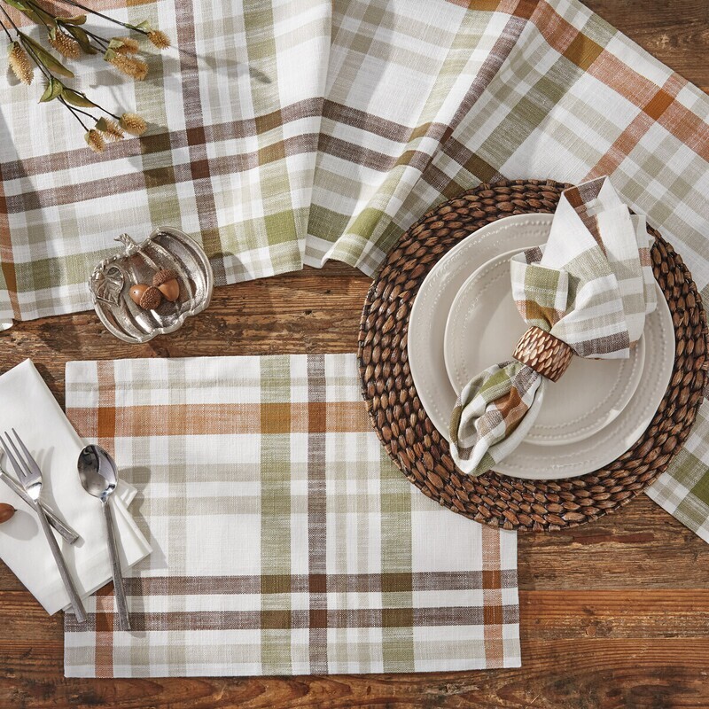 Autumn Plaid Napkin