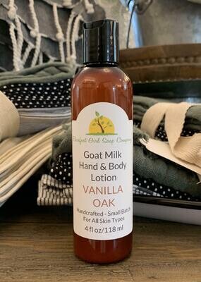 Vanilla Oak Lotion