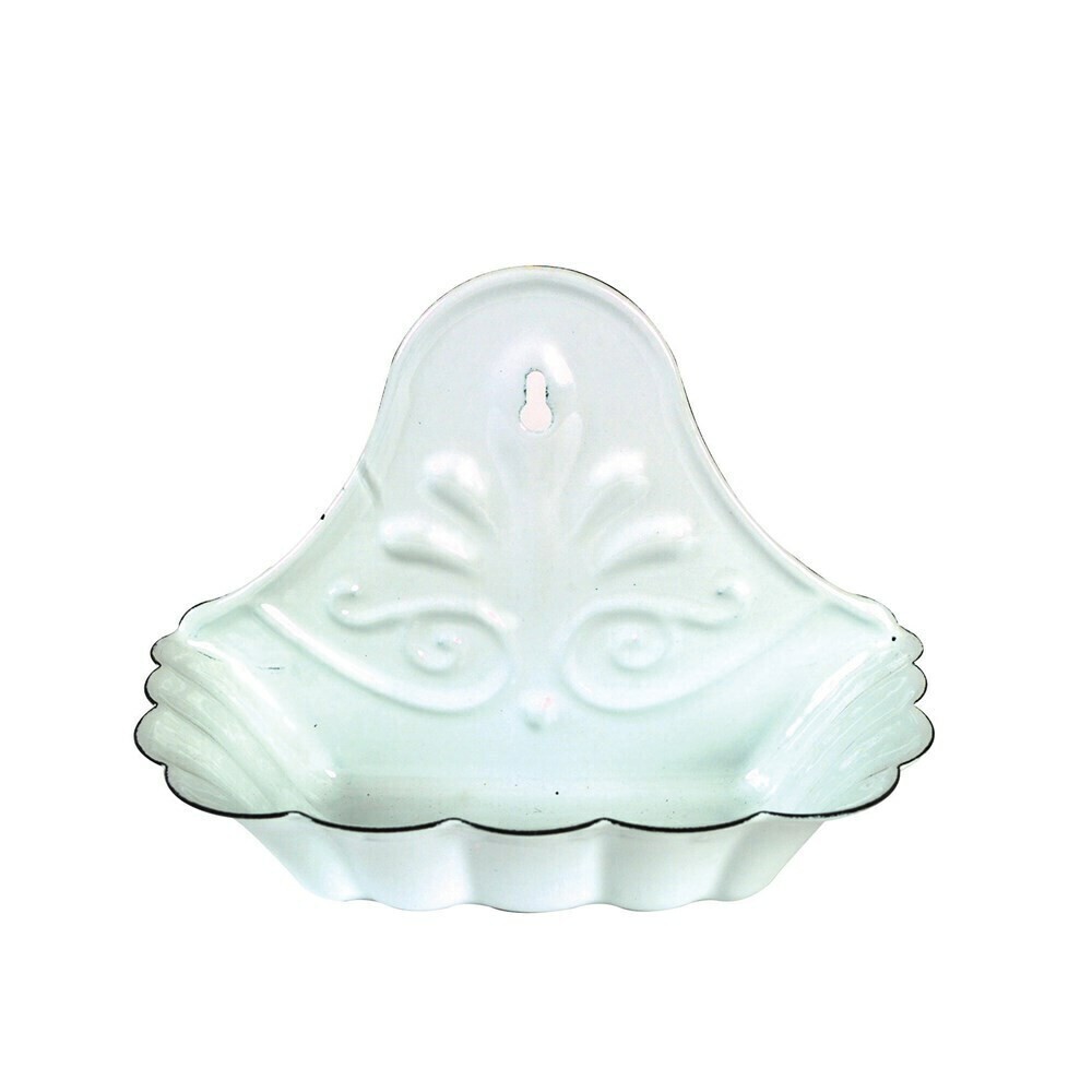 Distressed Metal Hanging Soap Dish