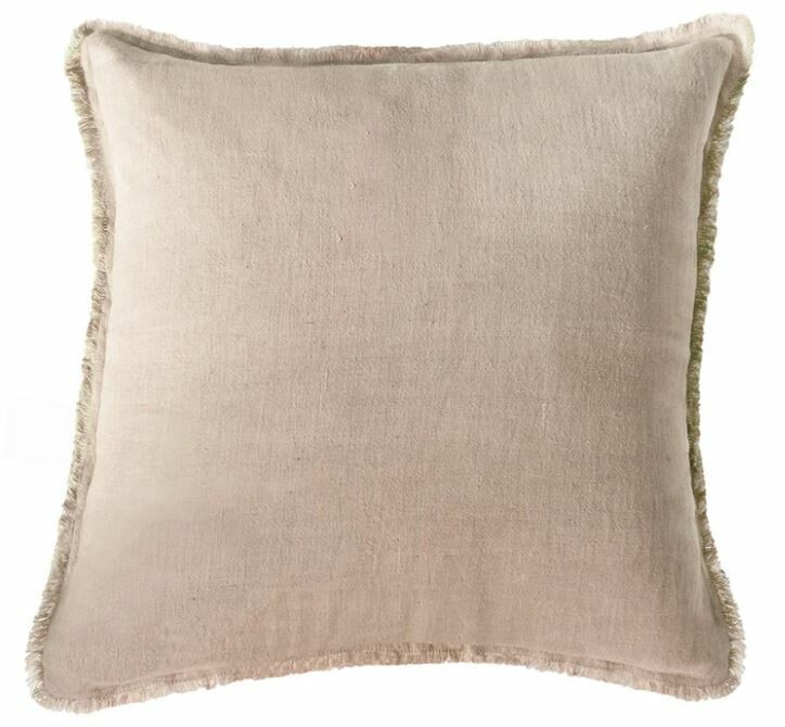 Taupe Linen Pillow 26x26