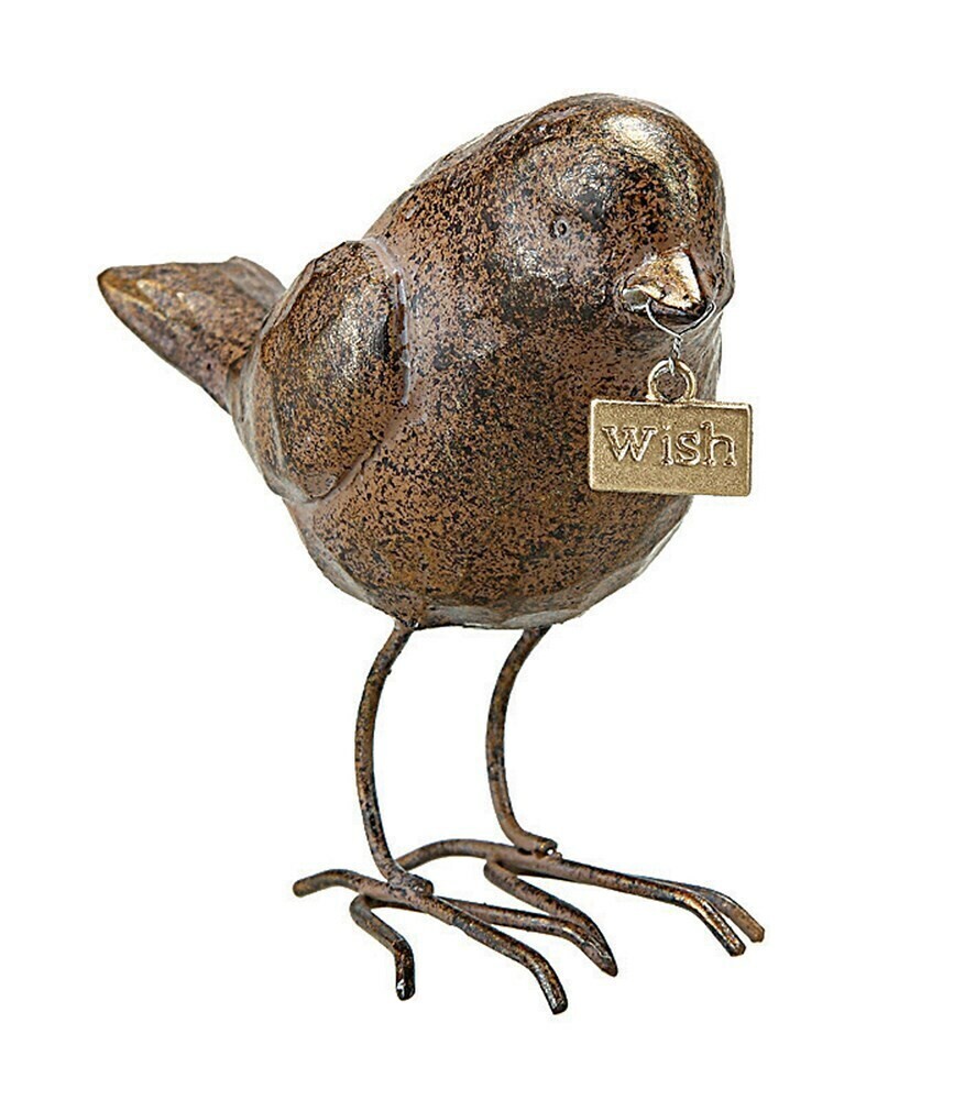 Brown Resin Bird, "Wish"