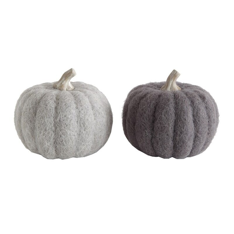 Wool Felt Pumpkin 4 1/4&quot;