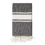 Lisa Cotton Throw, Grey