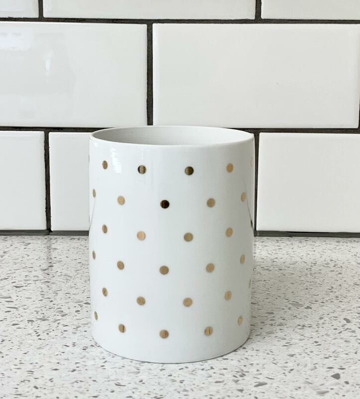 Golden Dotty Votive Holder, Large