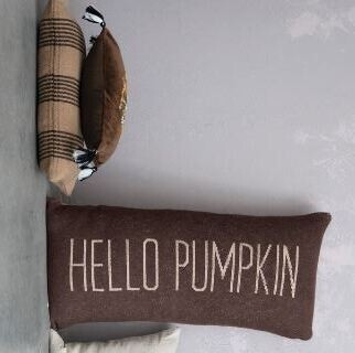 Hello Pumpkin/Sweater Weather Pillow, 32x16
