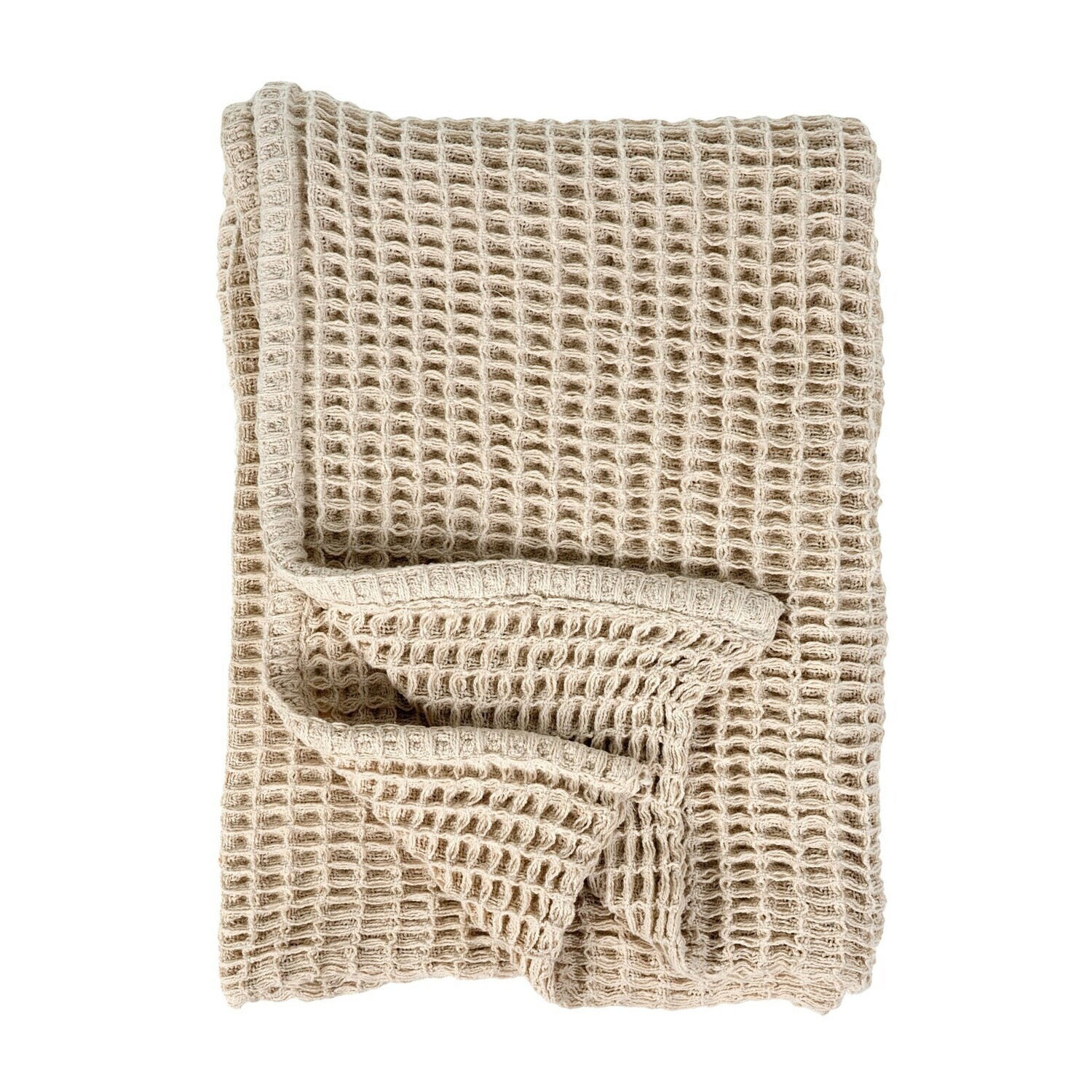 Honey Woven Throw Natural