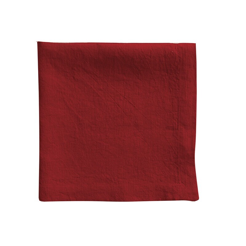 Red Linen Napkin