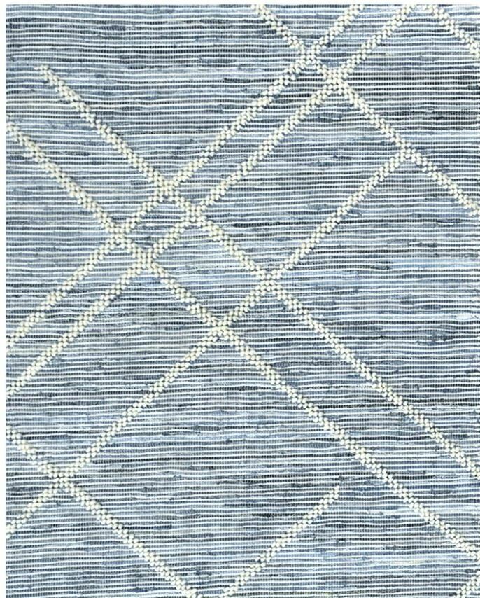 Handwoven Recycled Denim Rug 8x10