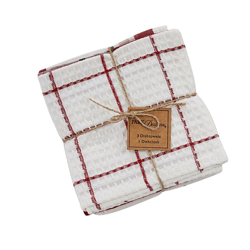 Winter Magic 4 Pc Dishtowel/Cloth Set