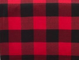 Fringed Buffalo Plaid Runner, 16" X72"