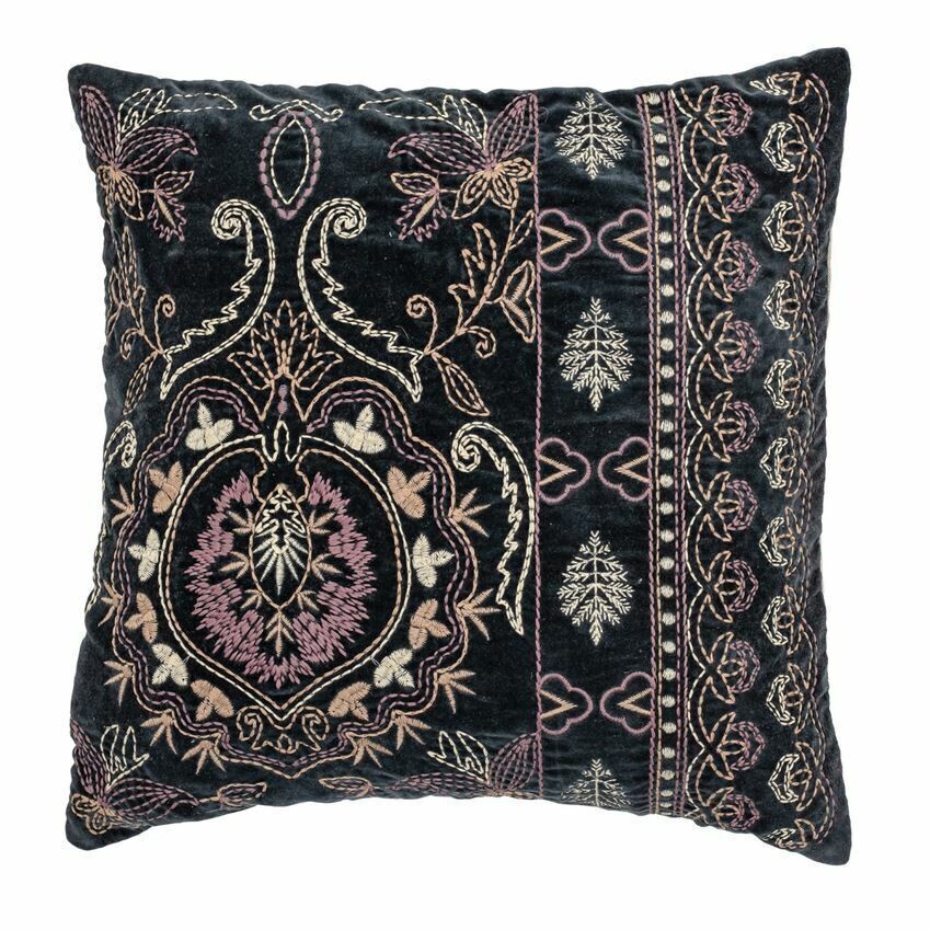 Bali Cotton Velvet Pillow 18&quot;