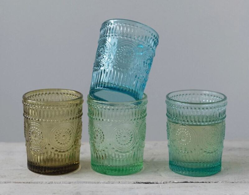 Retro Drinking Glass