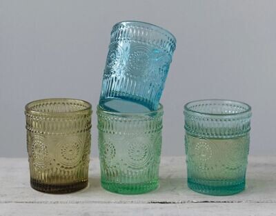Retro Drinking Glass