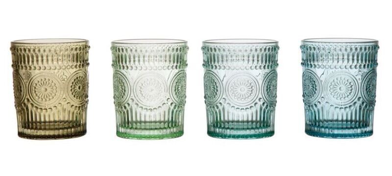 Retro Drinking Glass