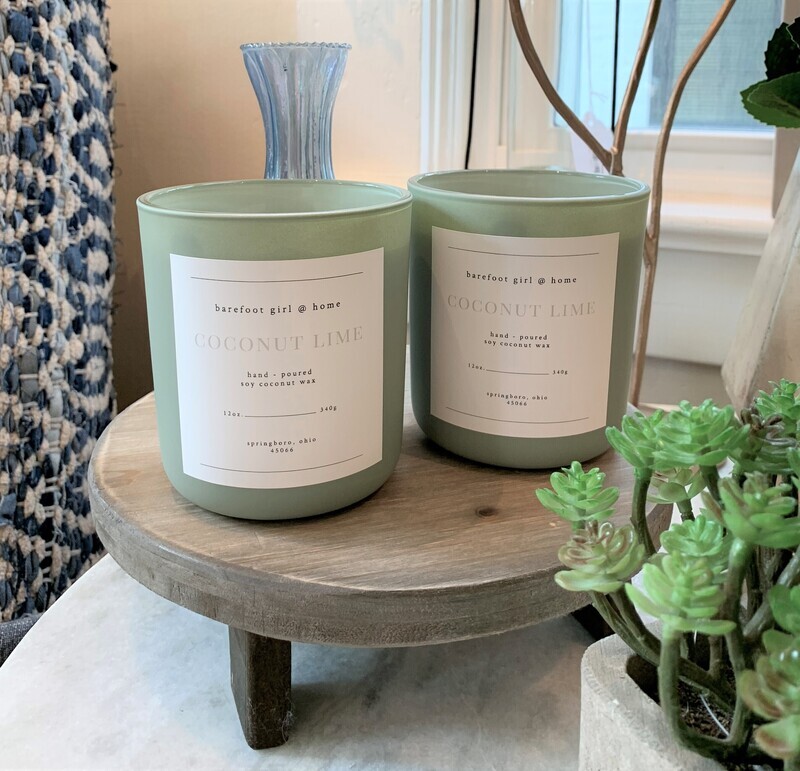 Coconut Lime Candle 12 oz