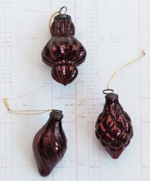 Kugel Mercury Glass Ornament