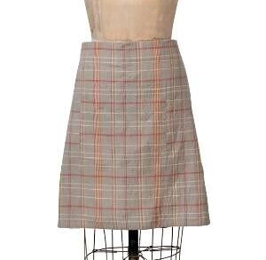 Plaid Half Apron