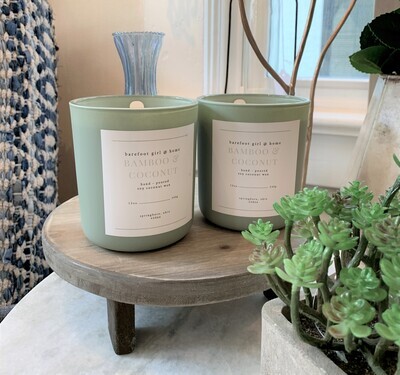 Bamboo &amp; Coconut Candle 12 oz