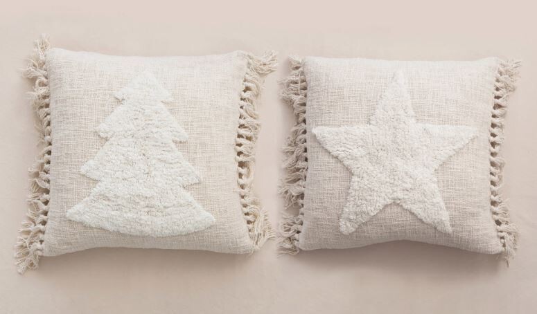 Star Cotton Punch Pillow 20"