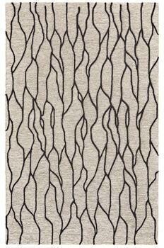 Enzo Hand Tufted Rug - Black/Taupe