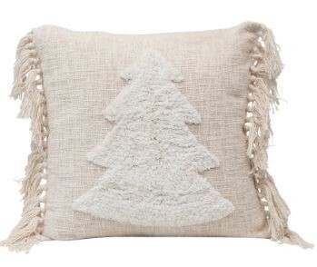 Tree Cotton Punch Pillow 20"