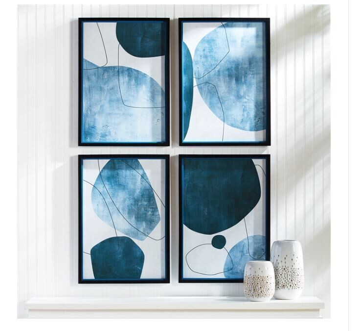 Abstract Ecliptic Print
