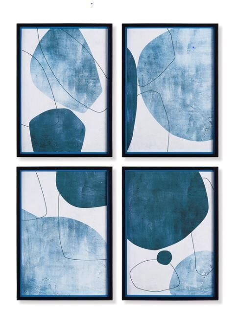 Abstract Ecliptic Print