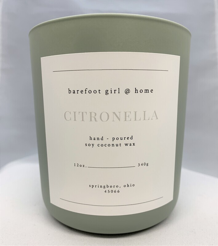 Citronella Candle 12 oz