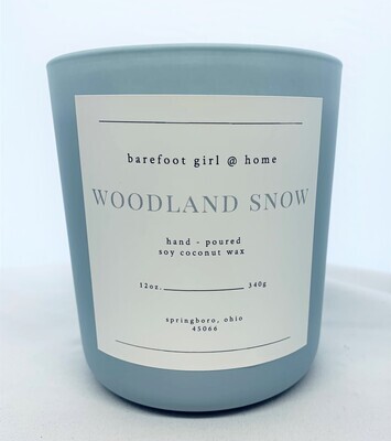 Woodland Snow Candle 12oz