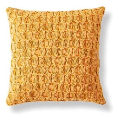 Briar Pillow, 18&quot; Mustard