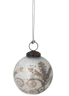 Pewter Mercury Glass Ornament