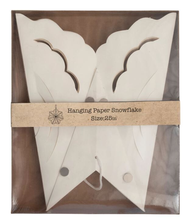 25" Paper Snowflake Ornament