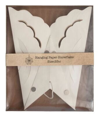 25" Paper Snowflake Ornament