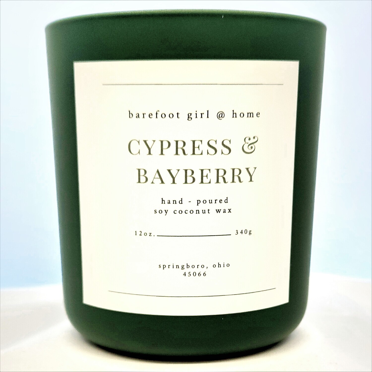 Cypress & Bayberry Candle 12oz