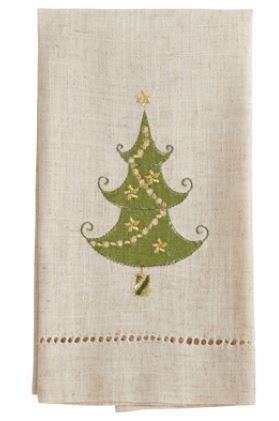 Christmas Tree Guest Towel