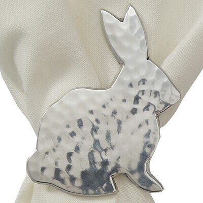Metal Rabbit Napkin Ring