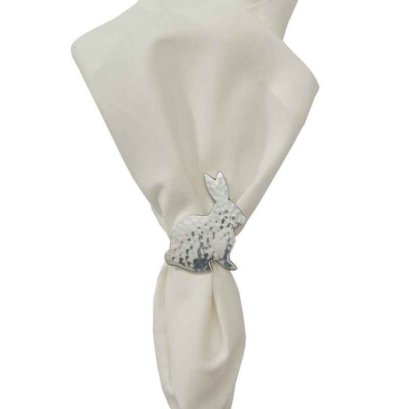 Metal Rabbit Napkin Ring