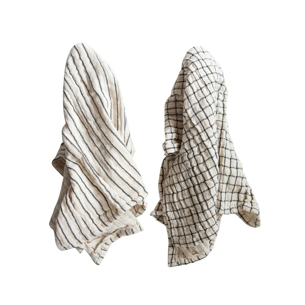 Cotton Tea Towels, Set Of 2